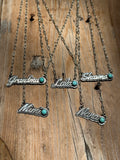 Custom name necklace