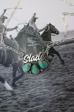 Custom Cluster Brand Necklace