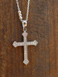 CZ Cross necklace
