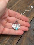 Engraved Heart Necklace