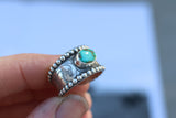 Turquoise cigar Band 7.5