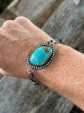 #8 Turquoise handmade chain bracelet