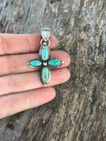 Turquoise Cross pendant