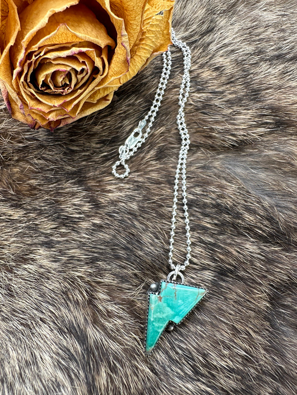 Baja Turquoise bolt necklace
