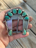 Turquoise Buckle. 1”