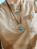 Bronc Buster cluster necklace