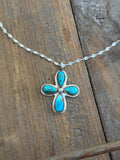 Lone Mountain Cross Necklace