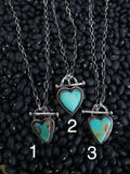 Heart toggle necklaces