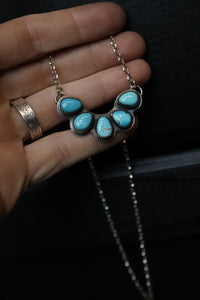 Half Circle Cluster Necklace