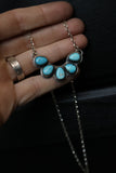 Half Circle Cluster Necklace