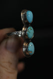The Tres Turquoise rings