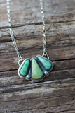 3 stone turquoise necklace