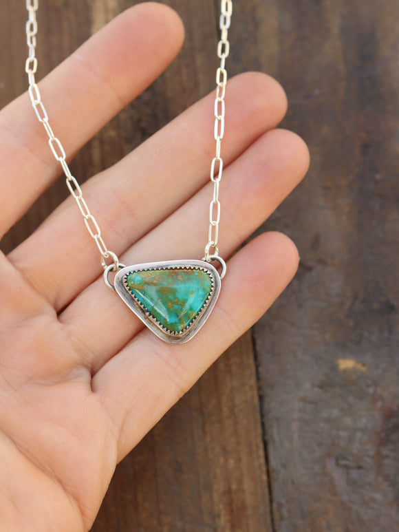 Royston triangle necklace