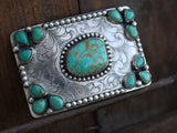 Turquoise Square Buckle