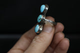 The Tres Turquoise rings