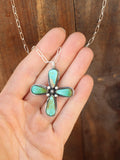 Turquoise Cross Necklace➕