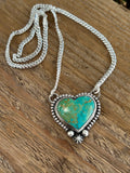 Kingman heart necklace
