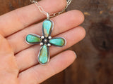 Turquoise Cross Necklace➕