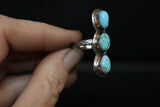 The Tres Turquoise rings