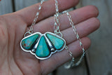Turquoise Trio necklace