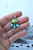 Palomino cluster necklace