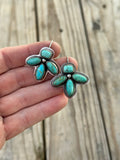 Turquoise hook earrings