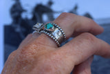 Turquoise cigar Band 7.5