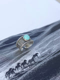Turquoise Cigar ring