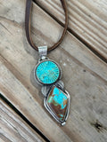 Bucking Horse Turquoise necklace