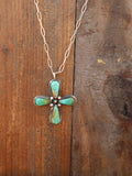 Turquoise Cross Necklace➕