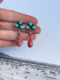 Spiny Tear Drop Earrings