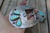 Number 8 engraved buckle