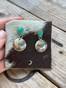 Disc earrings