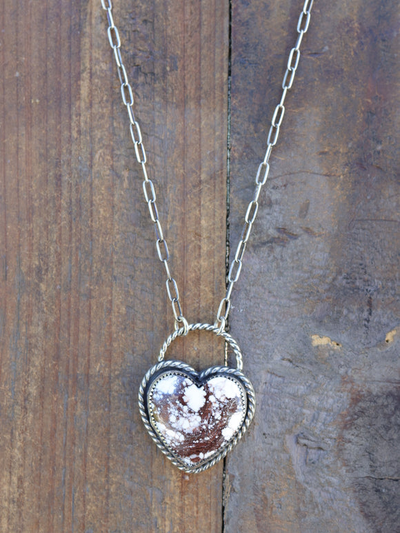 Wild Horse heart necklace