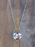 Wild Horse heart necklace