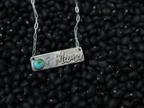 Mama bar necklace