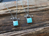 Square Lock Toggle Necklace