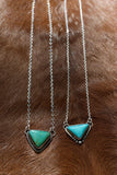 Turquoise Triangle necklace