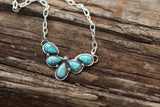 Sierra Bella V cluster necklace