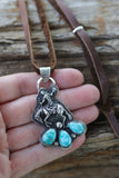 Bronc Buster cluster necklace