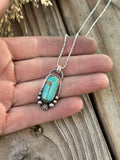 Oval turquoise necklace