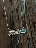 Cursive Mama necklace