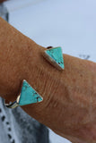 Glacier Blue triangle cuff