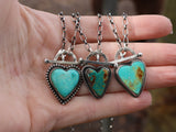 Heart toggle necklaces