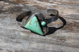 Triangle Turquoise Cuff