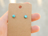 Turquoise studs