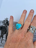 Turquoise Heart Ring