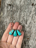Tyrone turquoise trio necklace (Discounted)