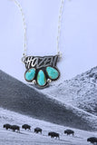 Custom Cluster Brand Necklace