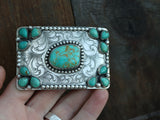 Turquoise Square Buckle